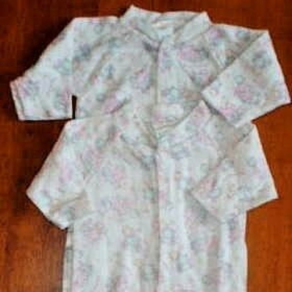 Vintage Rare 2 pc soft warm terrycloth sleepers - Picture 3 of 10